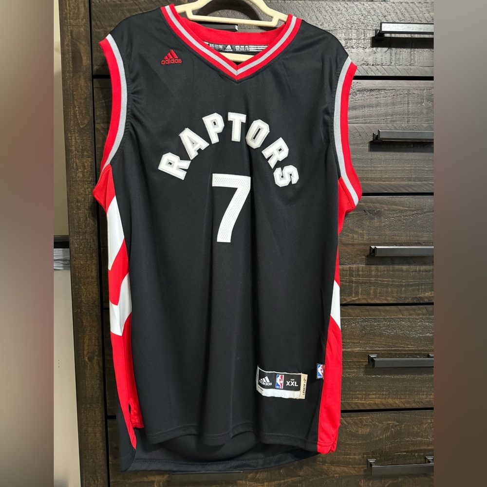 Kyle Lowry #7 Toronto Raptors Adidas Swingman NBA BASKETBALL Jersey Mens XXL